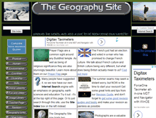 Tablet Screenshot of geography-site.co.uk